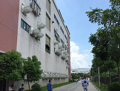 精密五金電子廠廣東長盈環(huán)?？照{(diào)安裝案例